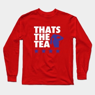 Thats The Tea - Red Long Sleeve T-Shirt